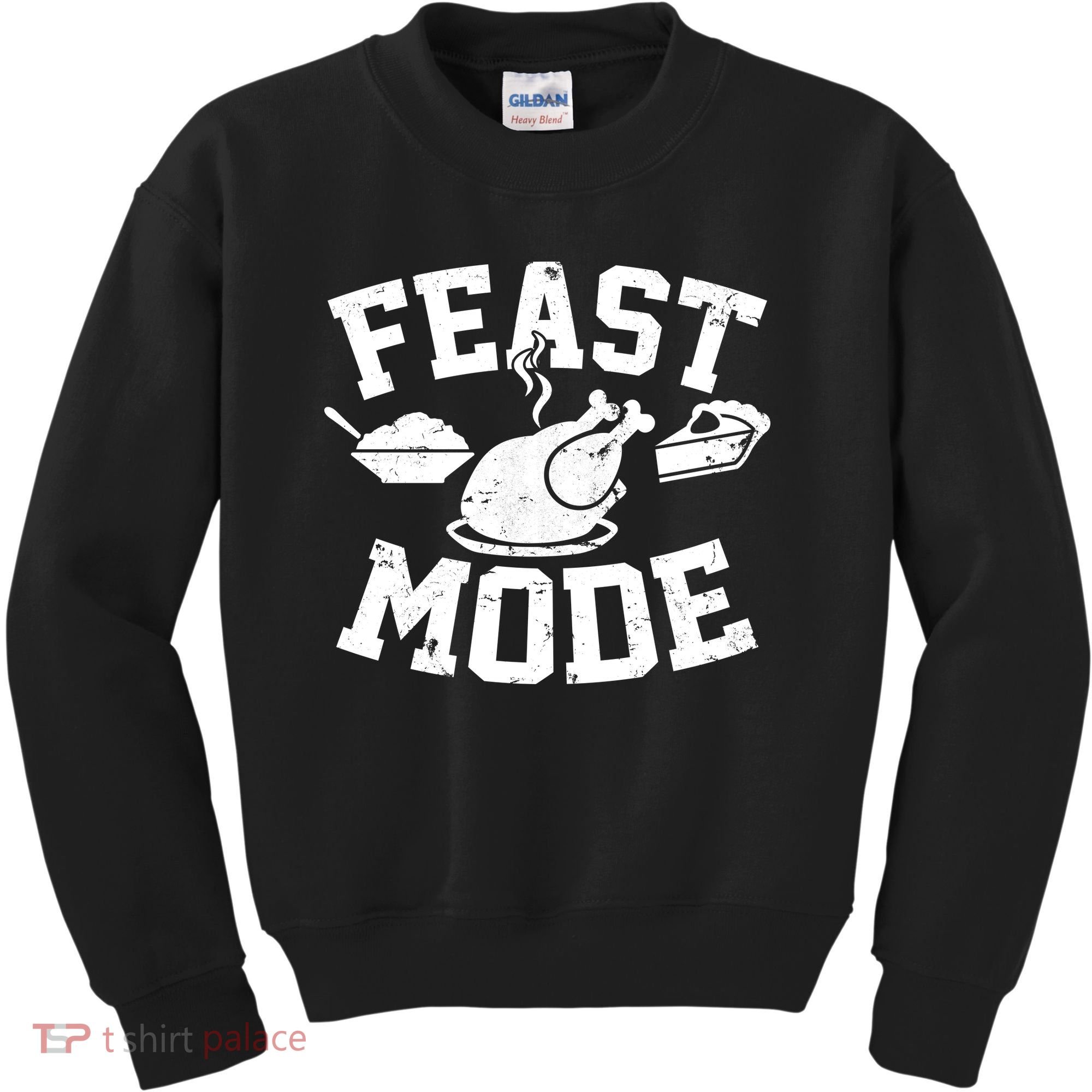 Thanksgiving Feast Mode Kids Sweatshirt