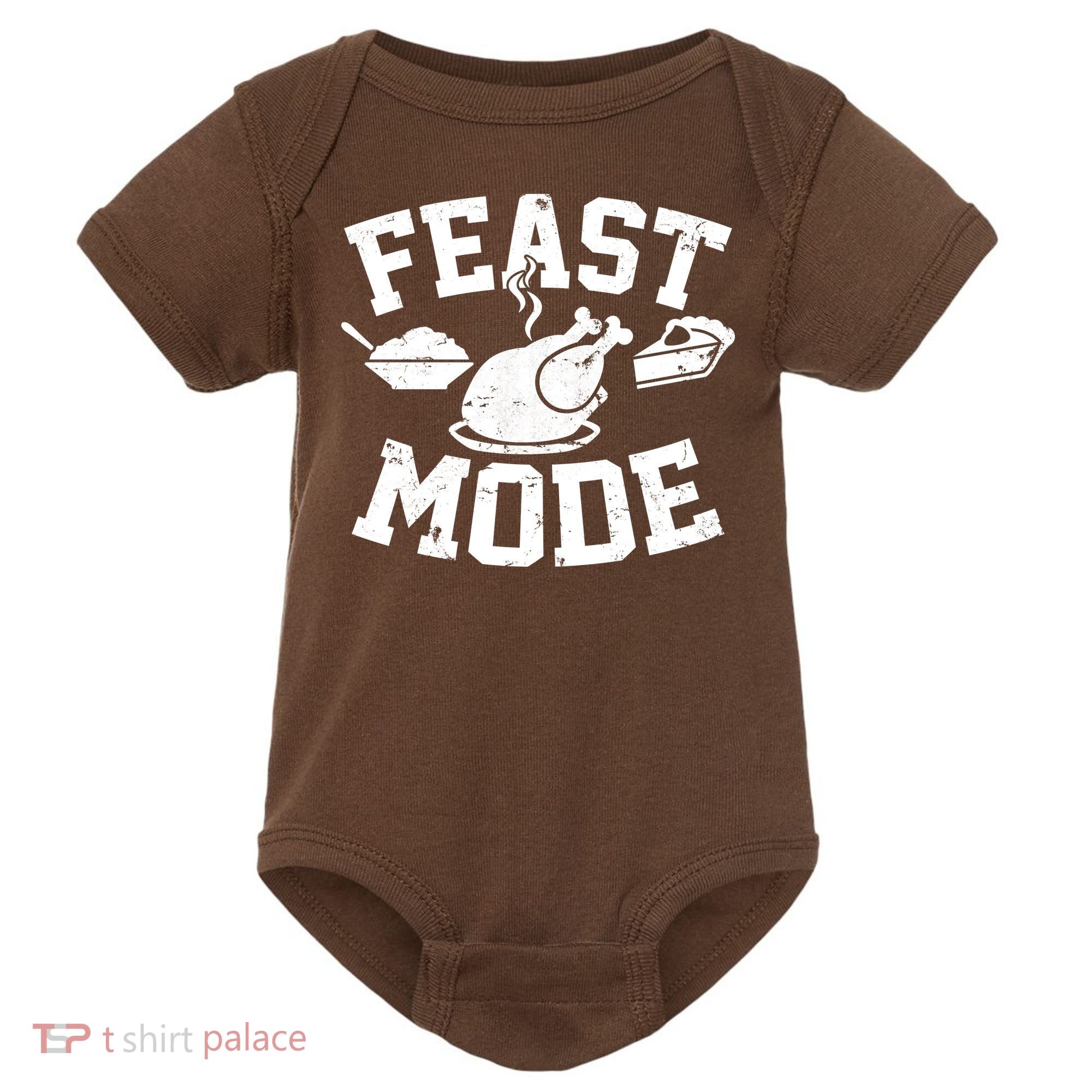 Thanksgiving Feast Mode Baby Bodysuit