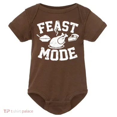 Thanksgiving Feast Mode Baby Bodysuit