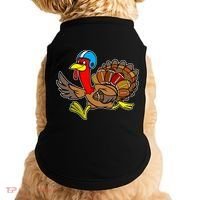 Thanksgiving Football Turkey Doggie Tank thumb 0