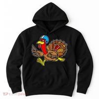 Thanksgiving Football Turkey Hoodie thumb 0