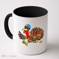 Thanksgiving Football Turkey Coffee Mug thumb 0