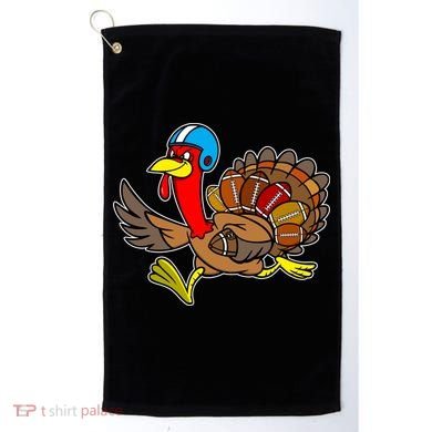 Thanksgiving Football Turkey Golf Towel
