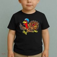 Thanksgiving Football Turkey Toddler T-Shirt thumb 2