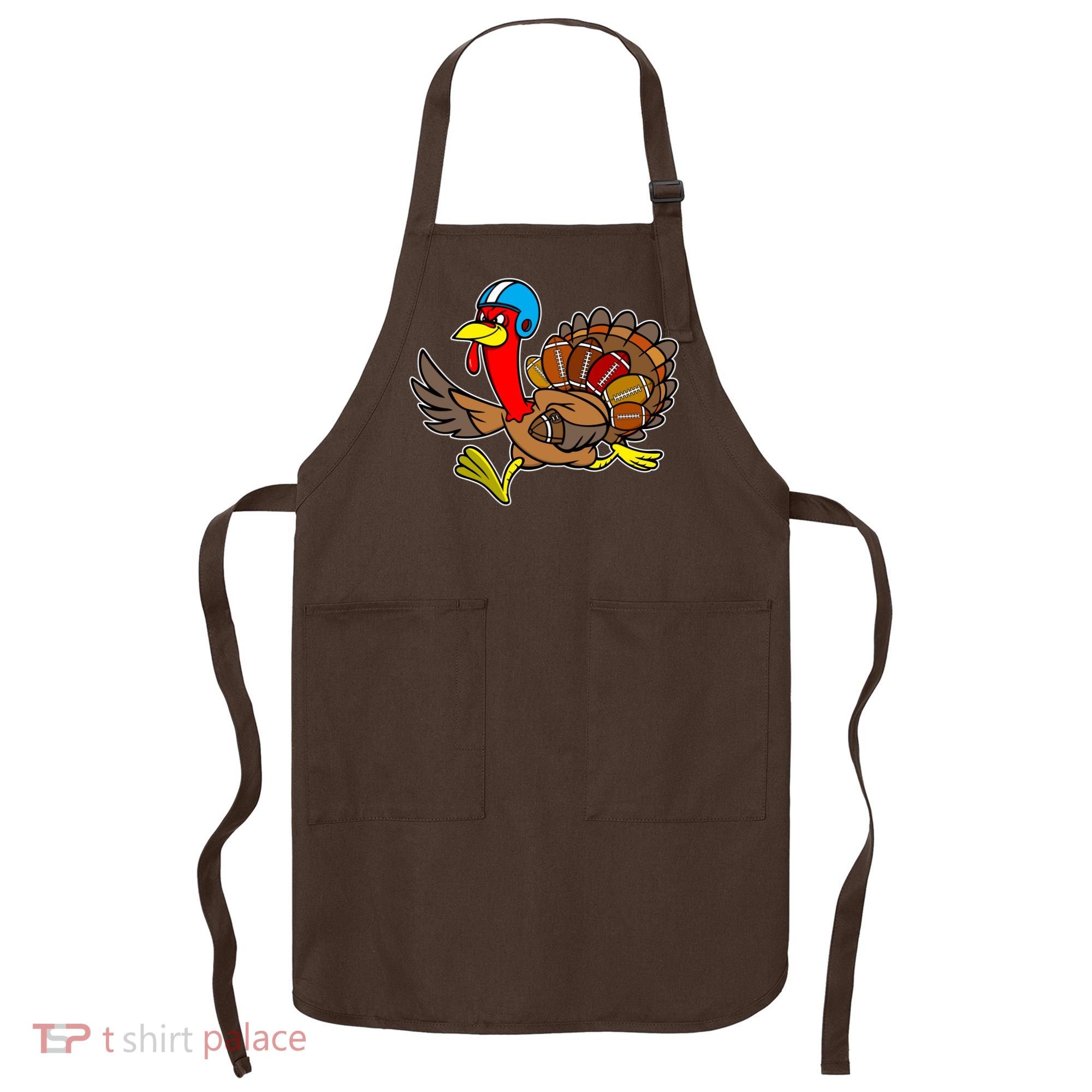 Thanksgiving Football Turkey Apron