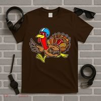 Thanksgiving Football Turkey T-Shirt thumb 5