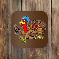 Thanksgiving Football Turkey Coaster thumb 0