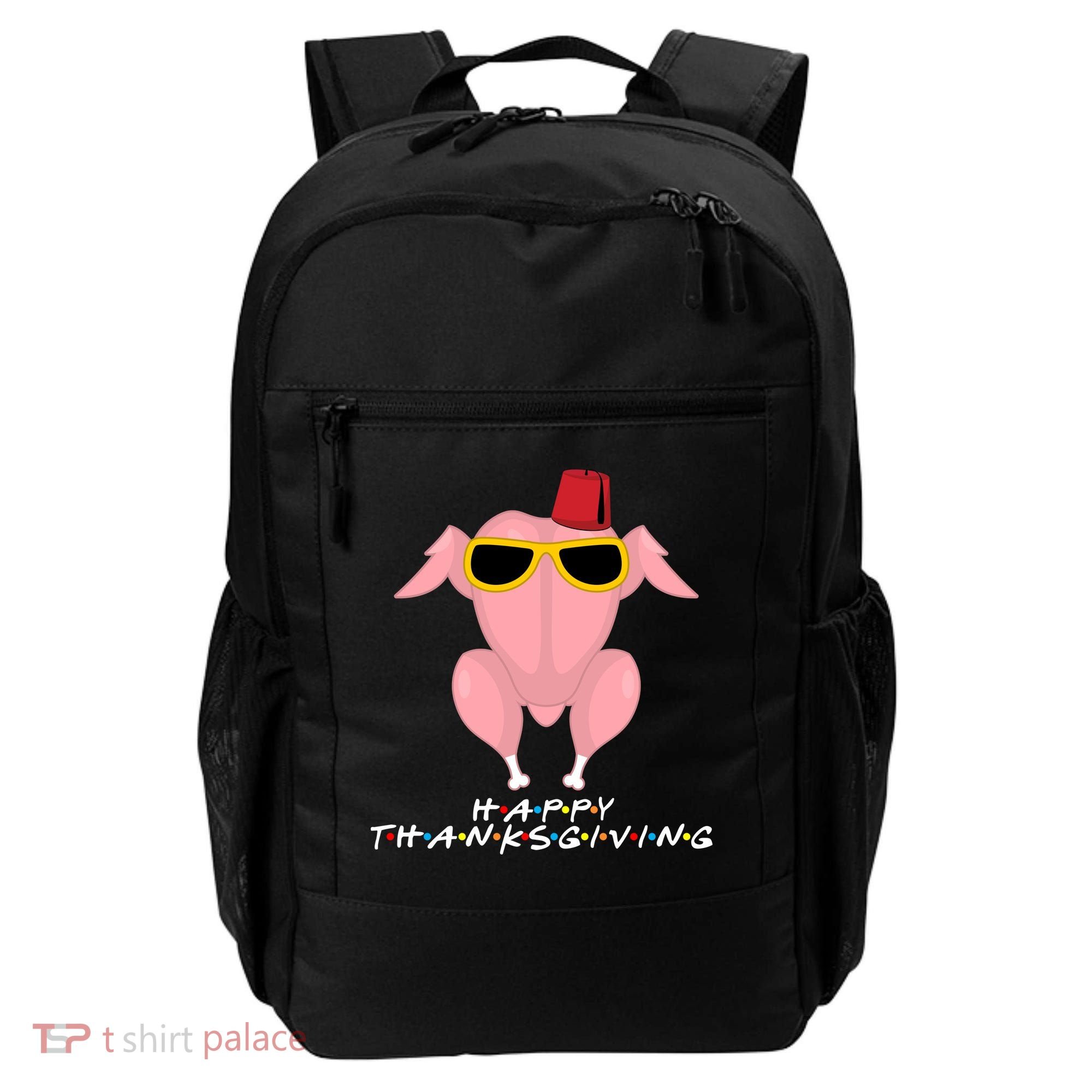 Thanksgiving Friends Funny Turkey Head Backpack