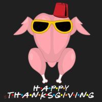 Thanksgiving Friends Funny Turkey Head Tumbler thumb 3
