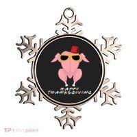Thanksgiving Friends Funny Turkey Head Ornament thumb 0