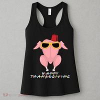 Thanksgiving Friends Funny Turkey Head Women's Tank Top thumb 3