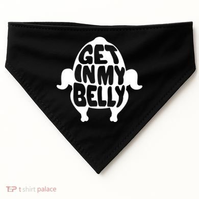 Thanksgiving Get In My Belly USA-Made Doggie Bandana