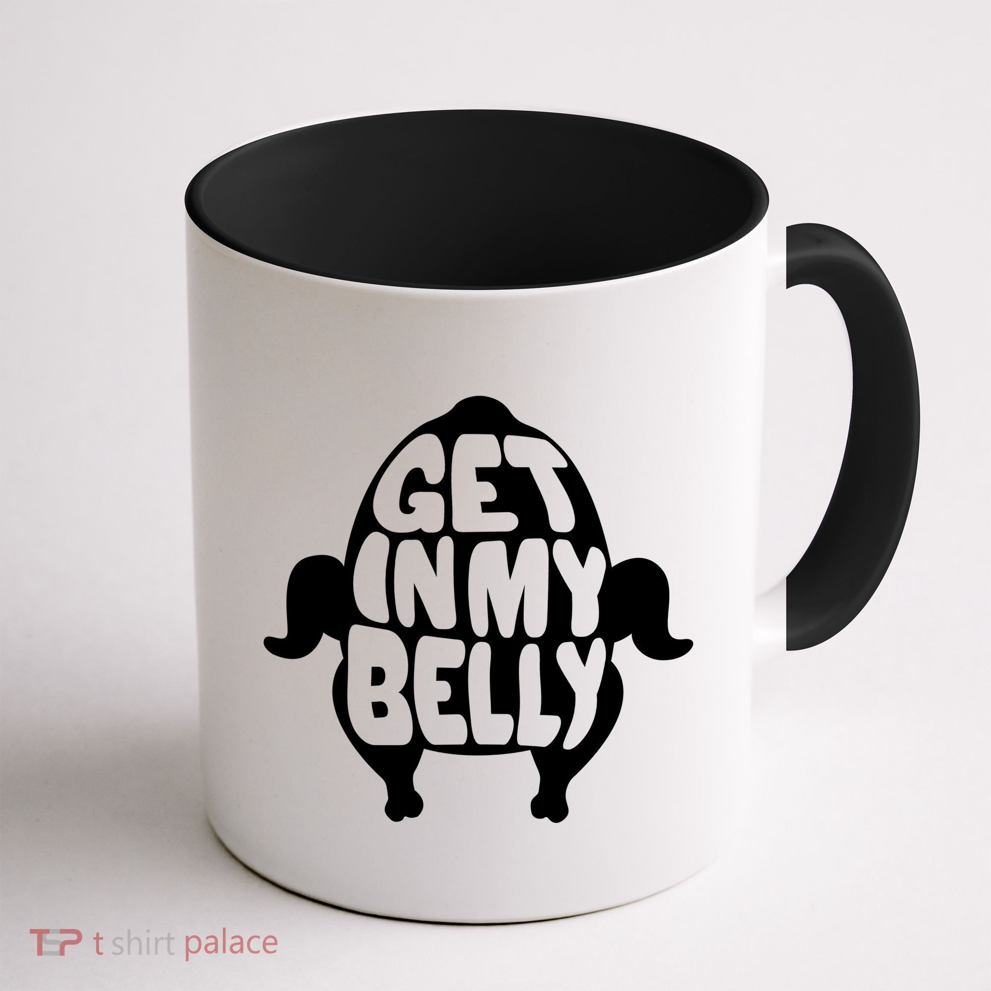 Thanksgiving Get In My Belly Coffee Mug