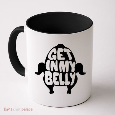 Thanksgiving Get In My Belly Coffee Mug