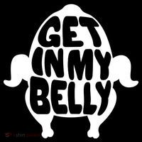 Thanksgiving Get In My Belly Ornament thumb 1