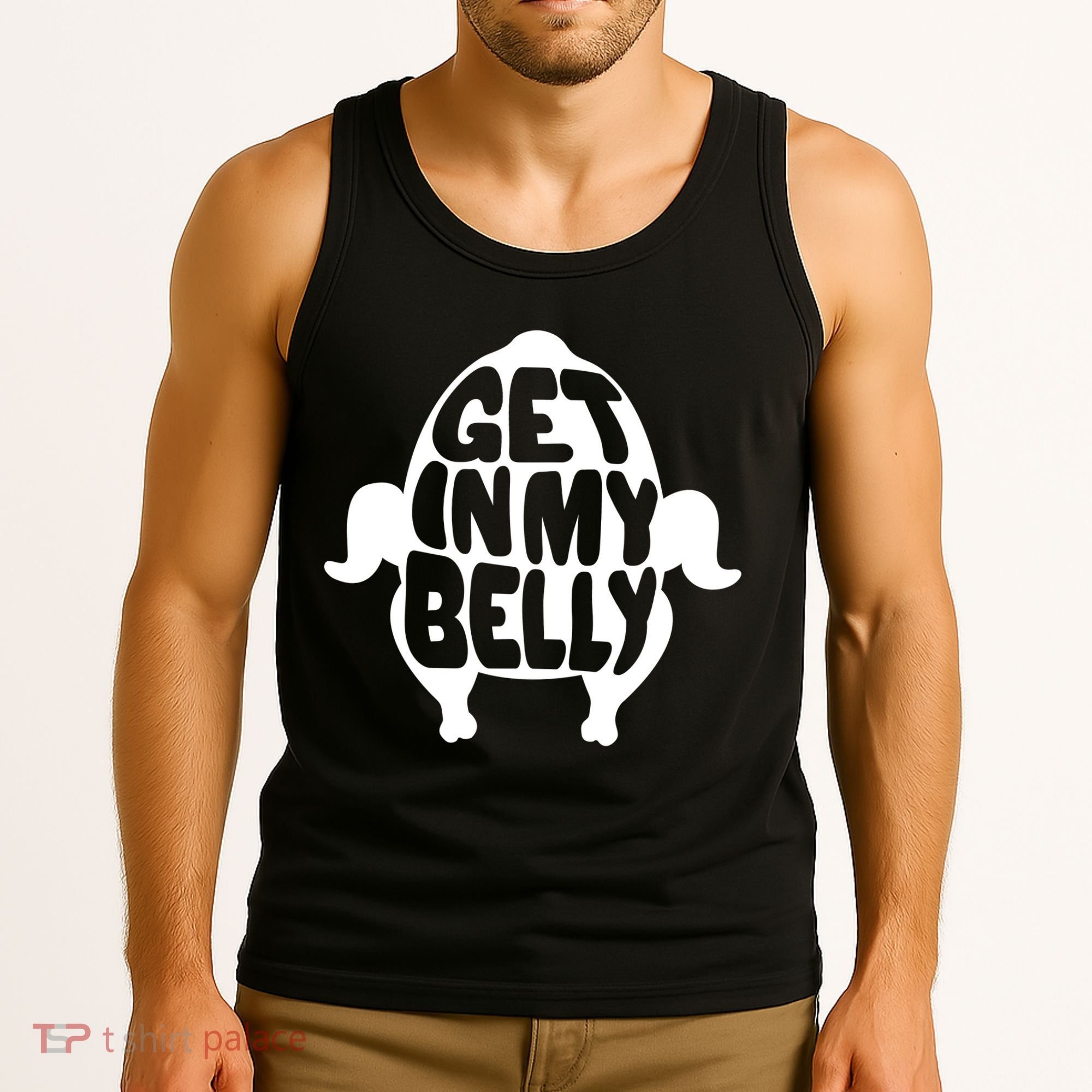 Thanksgiving Get In My Belly Tank Top
