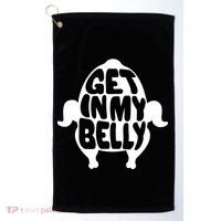 Thanksgiving Get In My Belly Golf Towel thumb 0