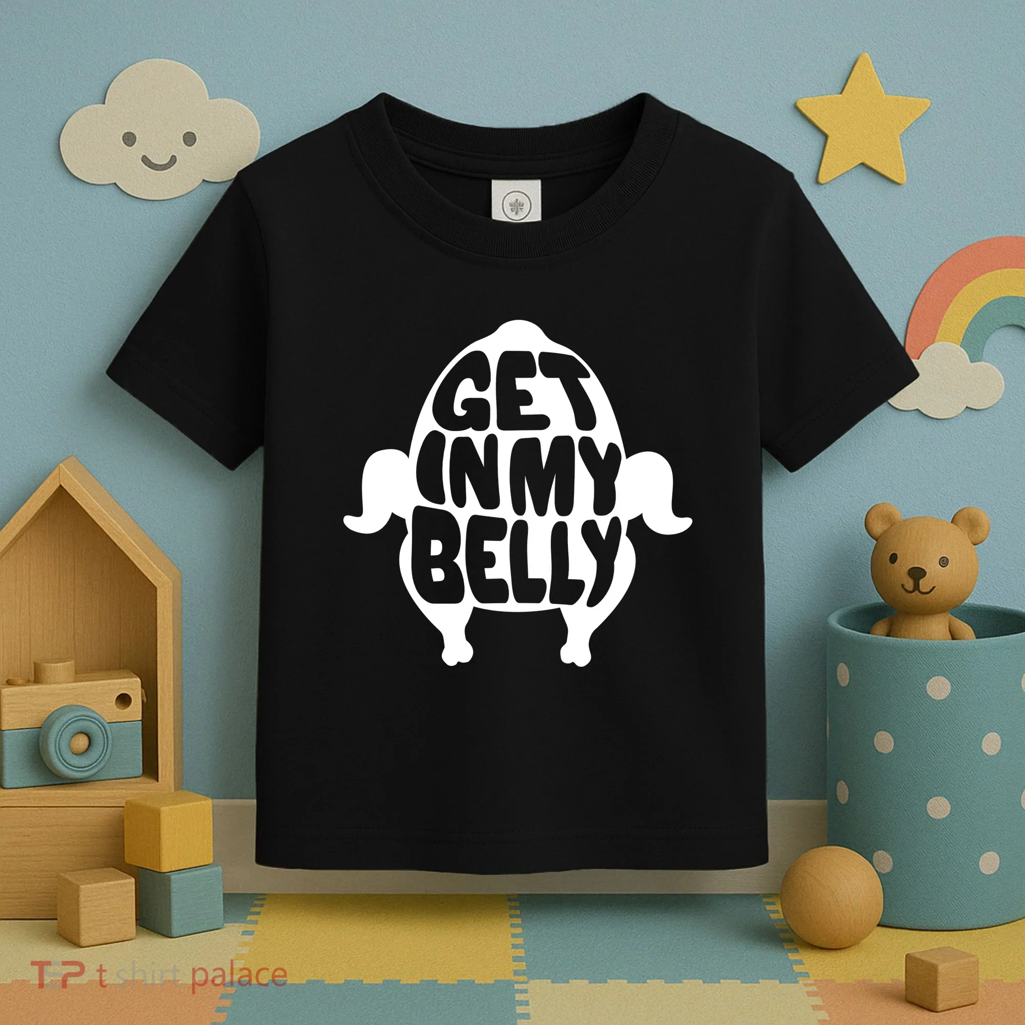 Thanksgiving Get In My Belly Toddler T-Shirt