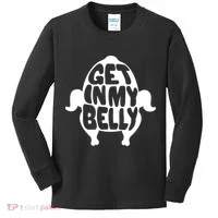 Thanksgiving Get In My Belly Kids Long Sleeve Shirt thumb 0
