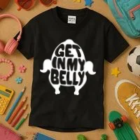 Thanksgiving Get In My Belly Kids T-Shirt thumb 3