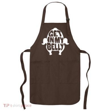 Thanksgiving Get In My Belly Apron