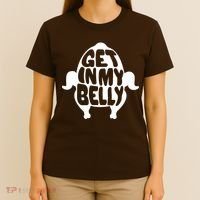 Thanksgiving Get In My Belly T-Shirt thumb 4