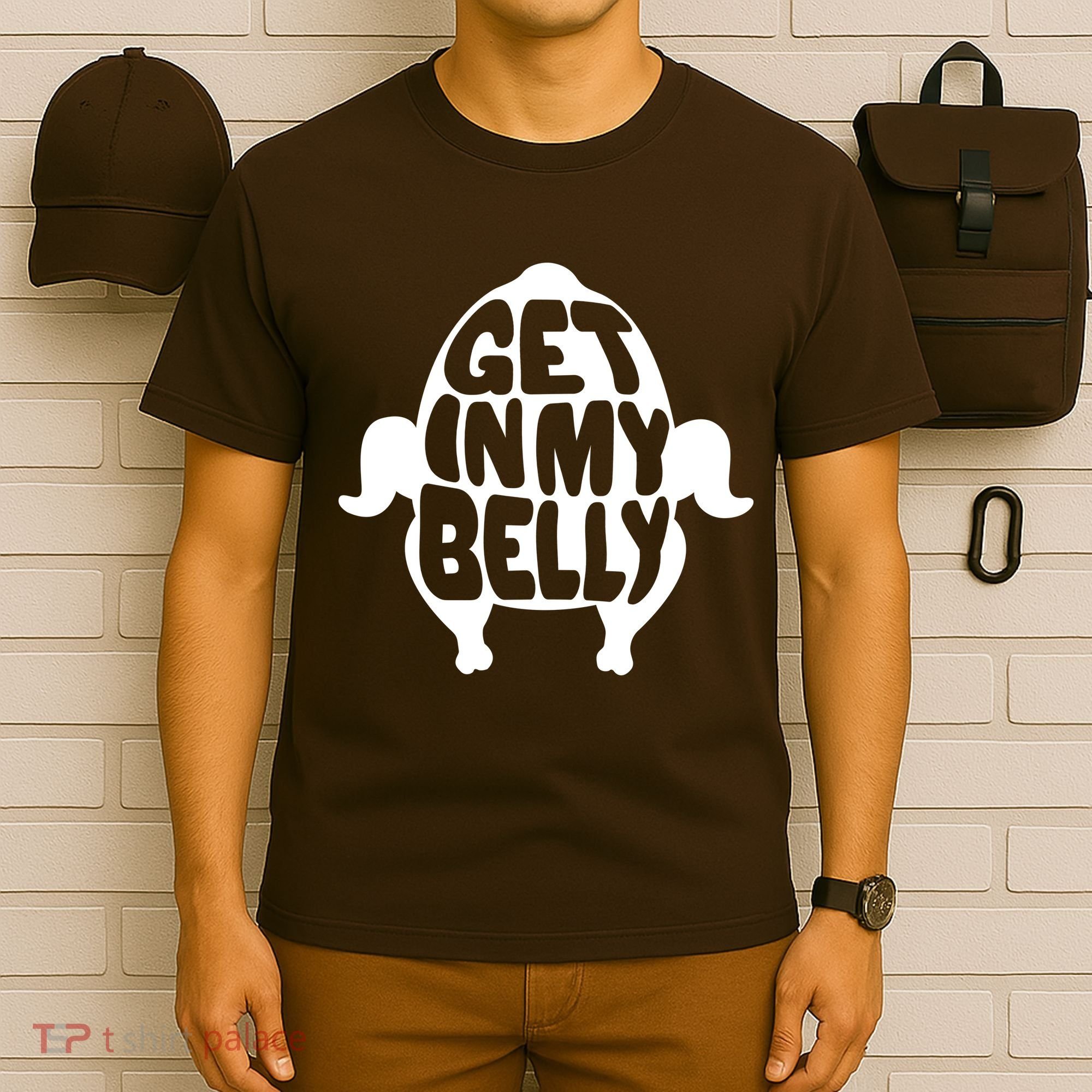 Thanksgiving Get In My Belly T-Shirt