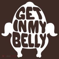 Thanksgiving Get In My Belly Baby Bodysuit thumb 2