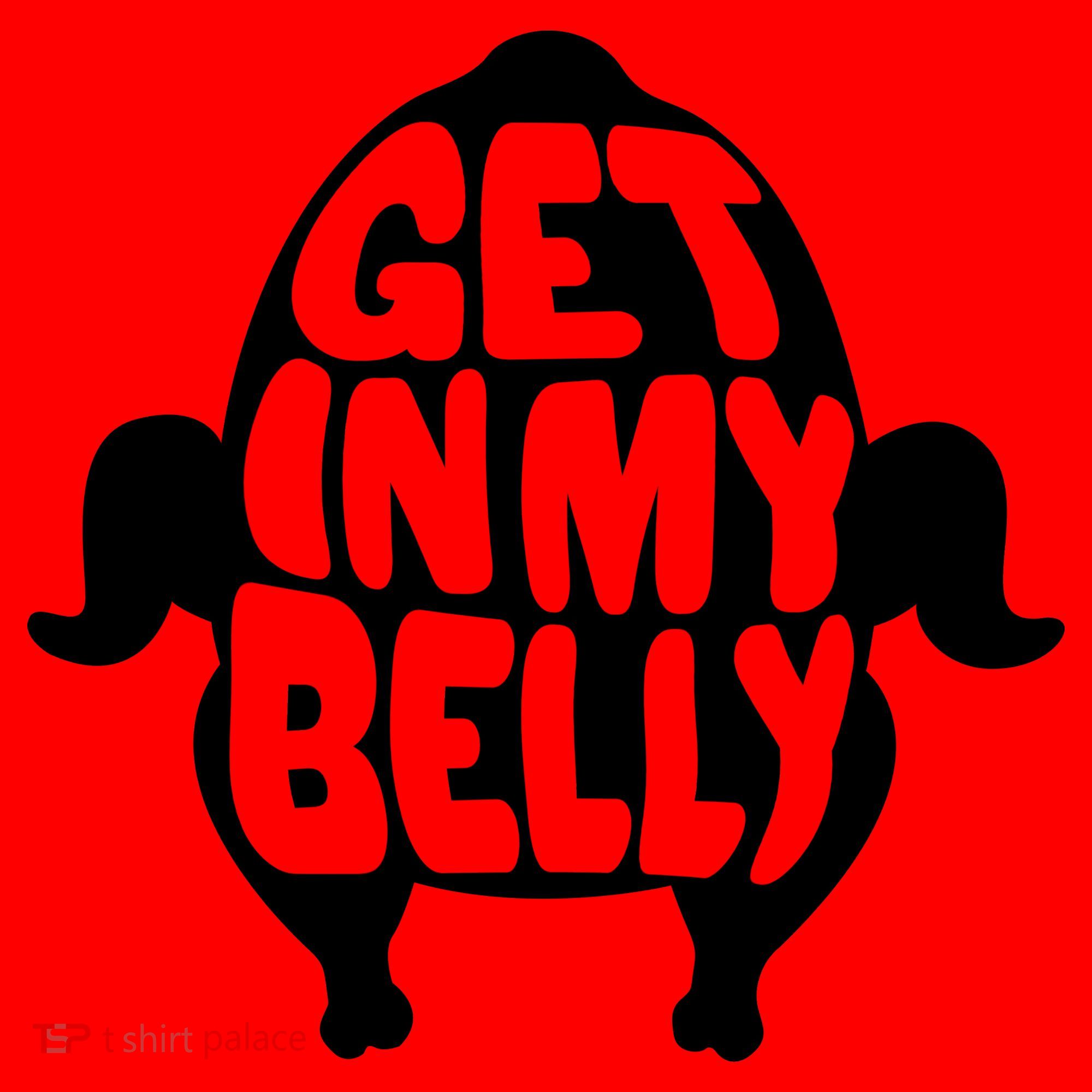 Thanksgiving Get In My Belly Santa Hat