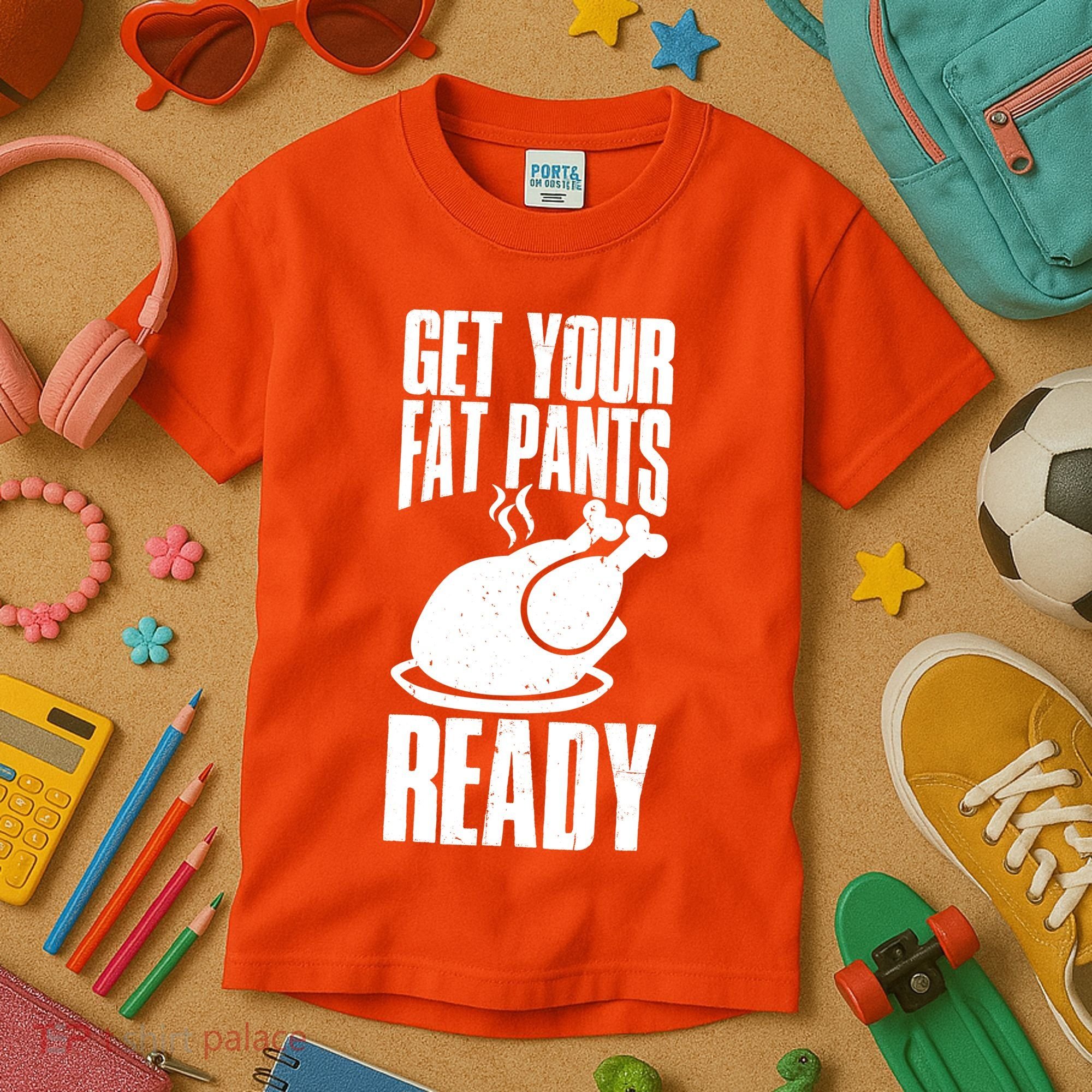 Thanksgiving Get Your Fat Pant Ready Kids T-Shirt