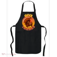Thanksgiving Give Thanks Emblem Apron thumb 0