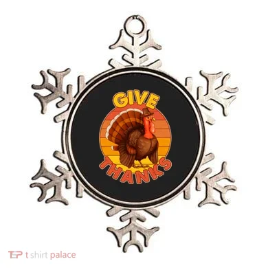 Thanksgiving Give Thanks Emblem Ornament