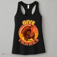 Thanksgiving Give Thanks Emblem Women's Tank Top thumb 3