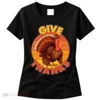 Thanksgiving Give Thanks Emblem Women's T-Shirt thumb 0