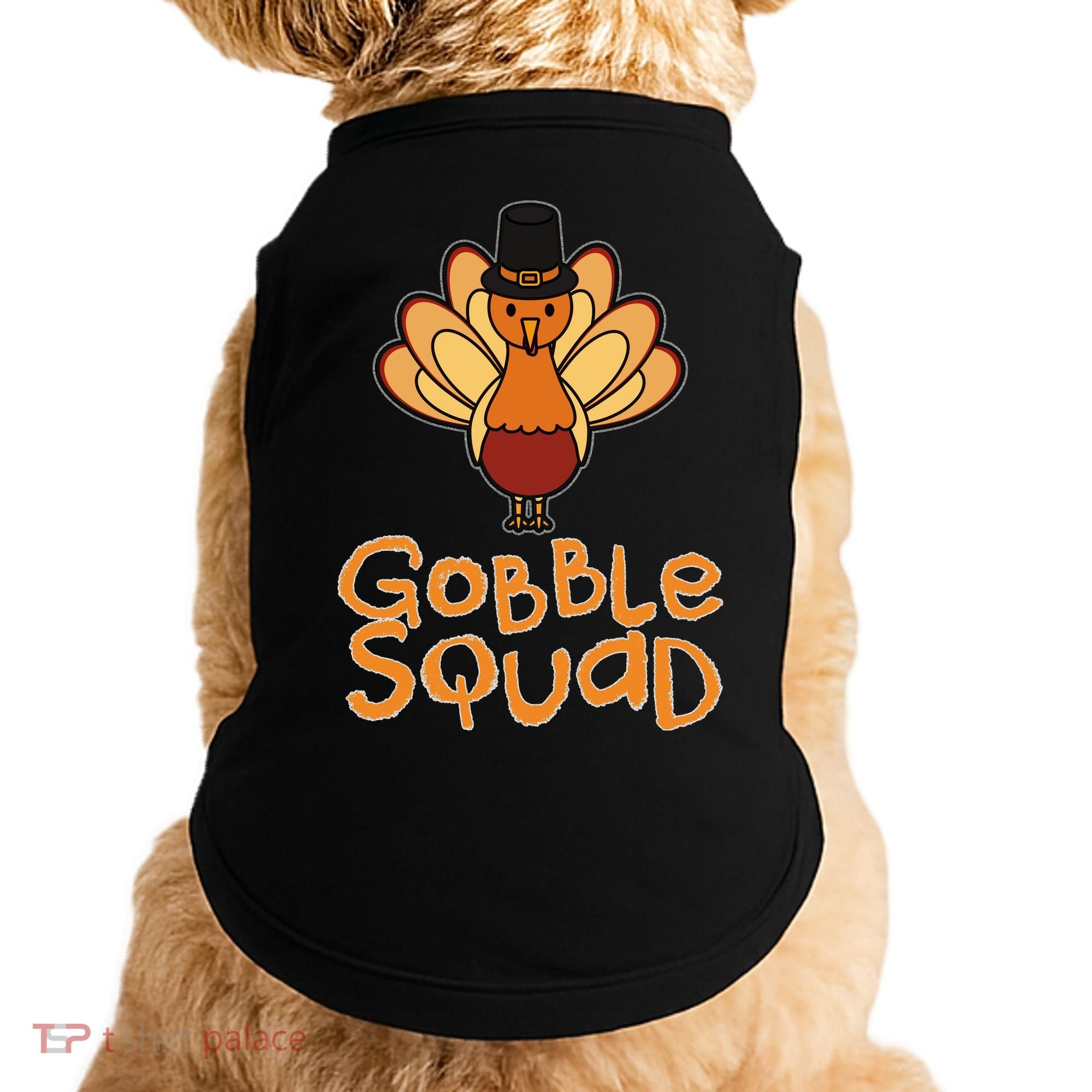 Thanksgiving Gobble Squad Doggie Tank