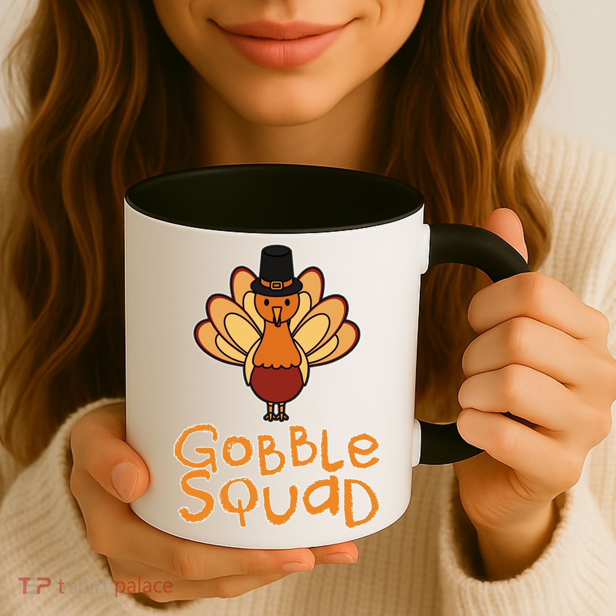 Thanksgiving Gobble Squad Coffee Mug