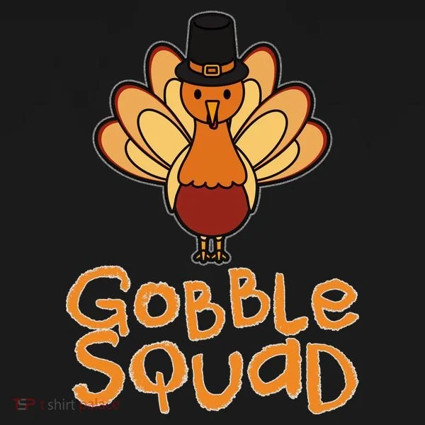 Thanksgiving Gobble Squad Polo