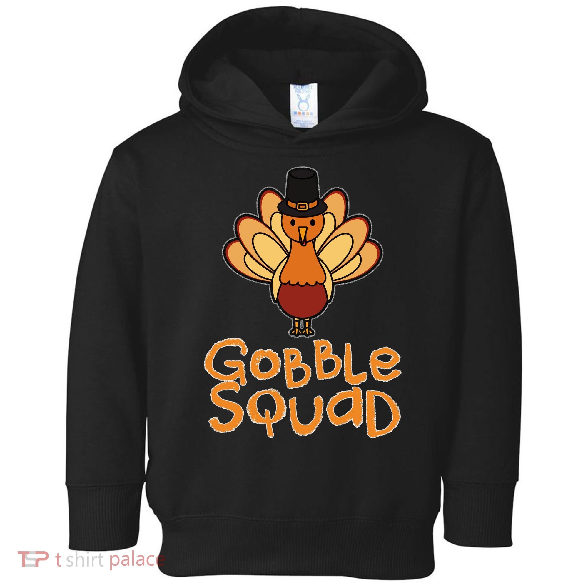 Thanksgiving Gobble Squad Toddler Hoodie