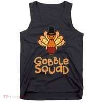 Thanksgiving Gobble Squad Tank Top thumb 0