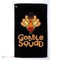 Thanksgiving Gobble Squad Golf Towel thumb 0