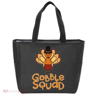 Thanksgiving Gobble Squad Tote Bag