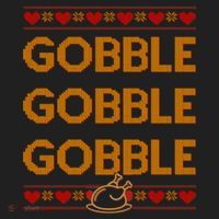 Thanksgiving Gobble X3 Ugly Sweater Women's Sweatshirt thumb 2