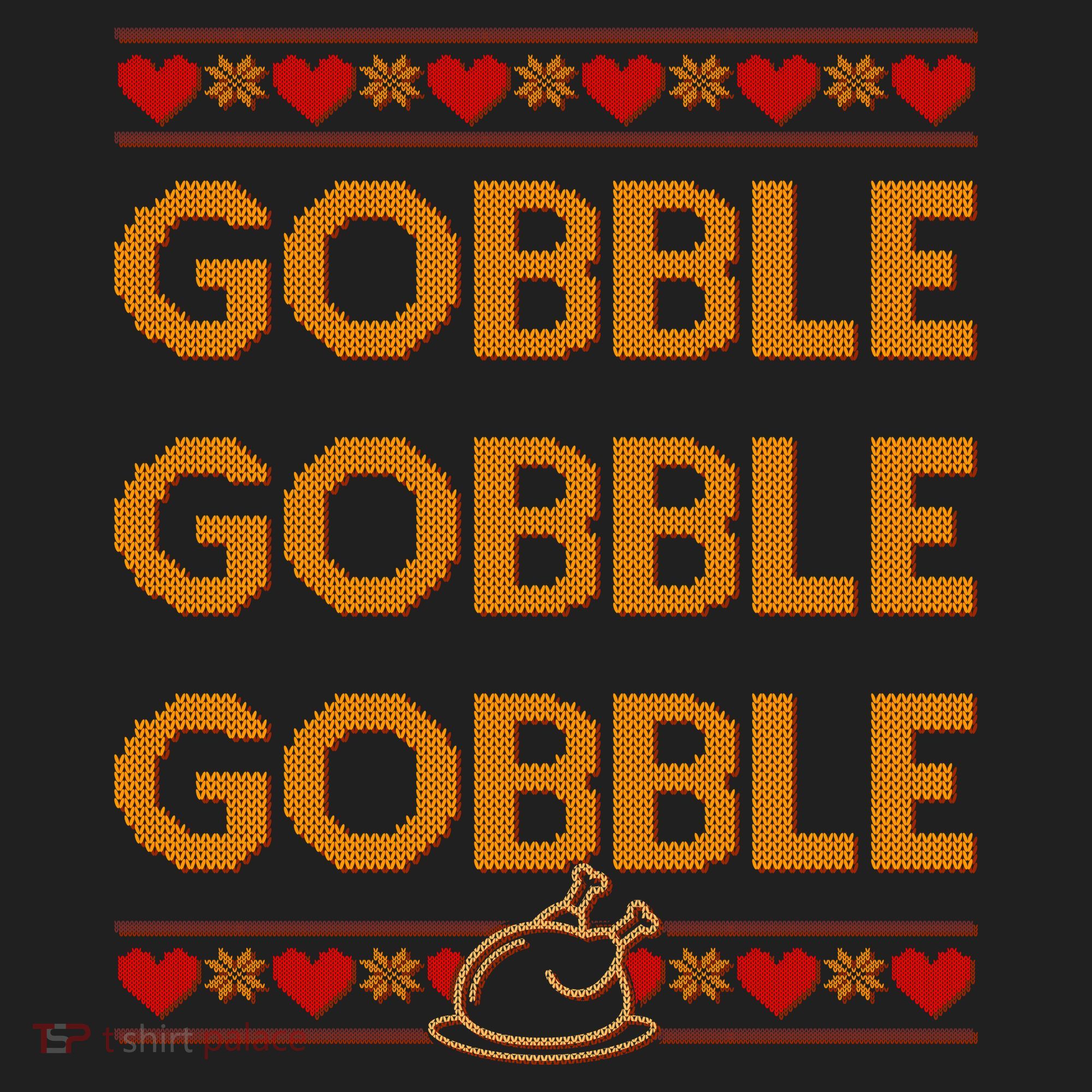 Thanksgiving Gobble X3 Ugly Sweater Women's Sweatshirt