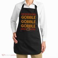 Thanksgiving Gobble X3 Ugly Sweater Apron thumb 2