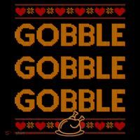 Thanksgiving Gobble X3 Ugly Sweater Bucket Hat thumb 4