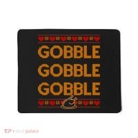 Thanksgiving Gobble X3 Ugly Sweater Mousepad thumb 0