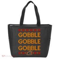 Thanksgiving Gobble X3 Ugly Sweater Tote Bag thumb 0