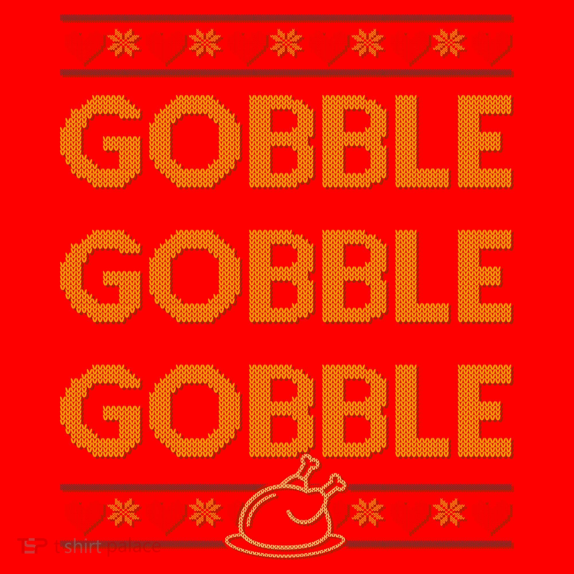 Thanksgiving Gobble X3 Ugly Sweater Santa Hat
