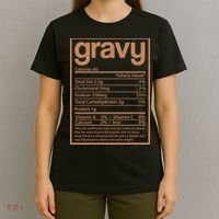 Thanksgiving Gravy Nutrition Facts T-Shirt thumb 4