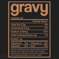 Thanksgiving Gravy Nutrition Facts Beanie thumb 2